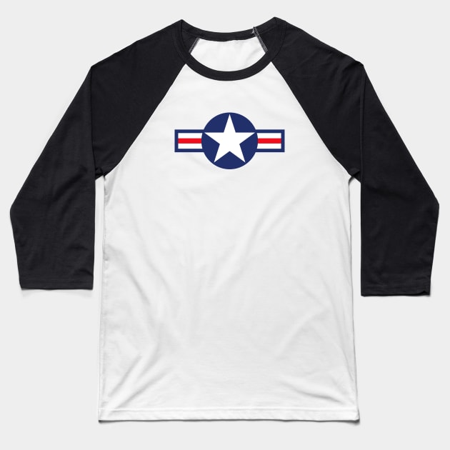 Mod.14 US Air Force USAF Air Corps Baseball T-Shirt by parashop